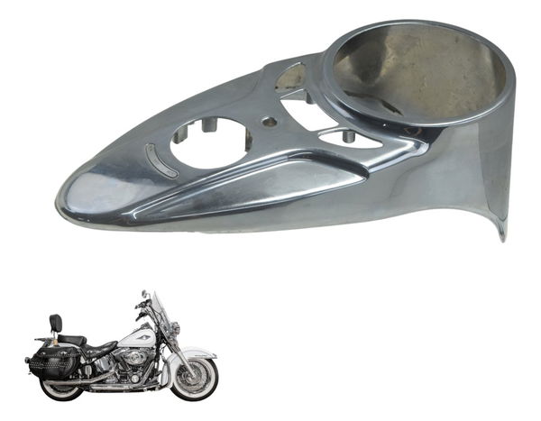 Acabamento Painel Console Harley Softail Heritage 12-15 Orig