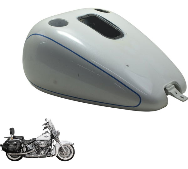 Tanque C/ Detalhes Harley Softail Heritage 12-15 Original