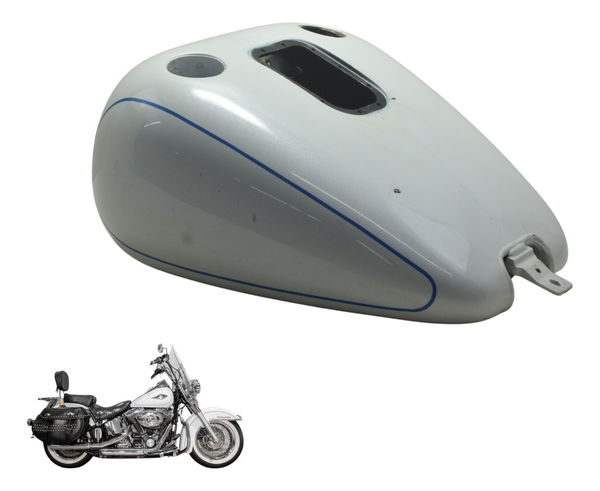 Tanque C/ Detalhes Harley Softail Heritage 12-15 Original