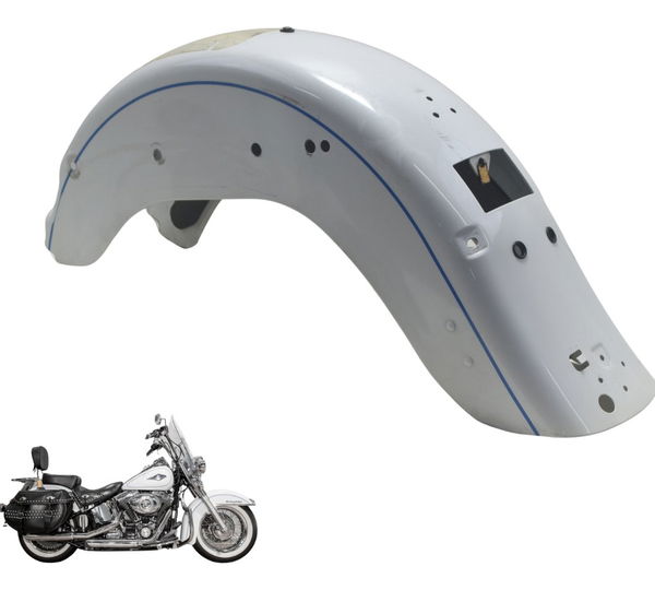 Paralama Tras C/ Detalhes Harley Softail Heritage 12-15 Orig Traseiro