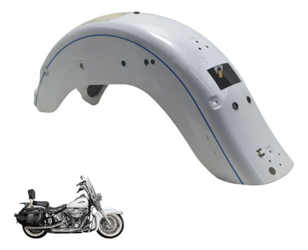 Paralama Tras C/ Detalhes Harley Softail Heritage 12-15 Orig Traseiro