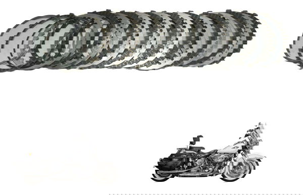 Jogo Discos Separador Embreag Harley Softail Heritage 12-15