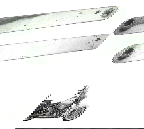 Par Suporte Paralama Tras Harley Softail Heritage 12-15 Orig