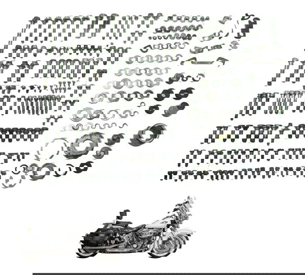 Kit Parafusos Diversos Harley Softail Heritage 12-15 Orig