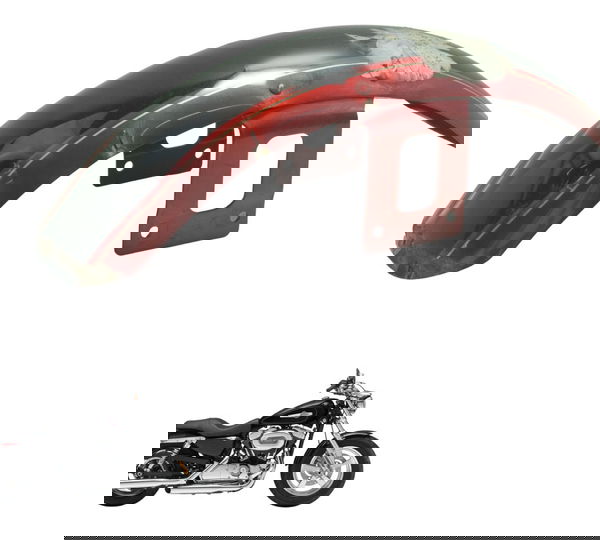 Paralama Dianteiro C/ Avaria Harley Xl 1200c 11-13 Original Dianteiro