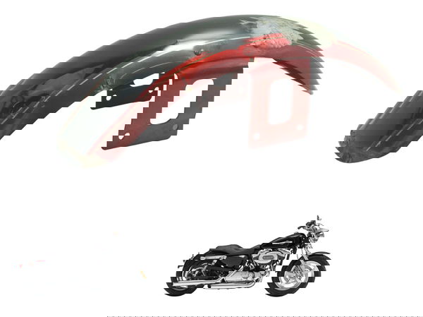 Paralama Dianteiro C/ Avaria Harley Xl 1200c 11-13 Original