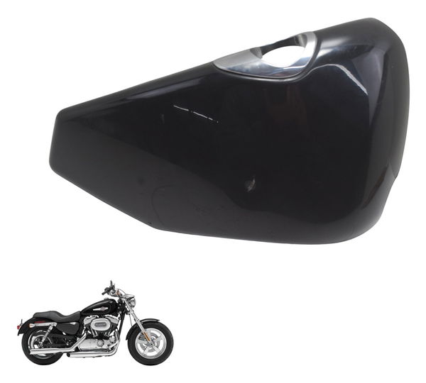 Carenagem Lateral Dir C/ Detalhes Harley Xl 1200c 11-13 Orig Preto