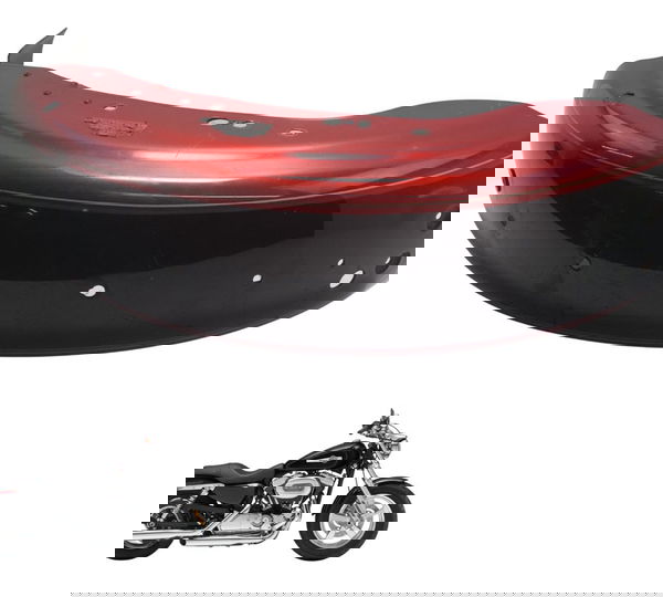 Paralama Traseiro Harley Xl 1200c 11-13 Original Traseiro