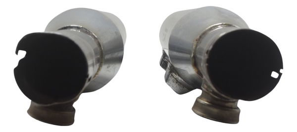 Par Ponteira Escape C/ Detalhes Harley Xl 1200c 11-13 Orig