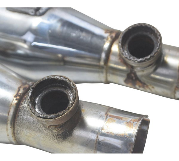 Par Ponteira Escape C/ Detalhes Harley Xl 1200c 11-13 Orig