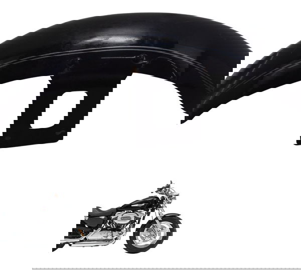 Paralama Dianteiro C/ Avaria Harley Xl 1200c 11-13 Original Traseiro