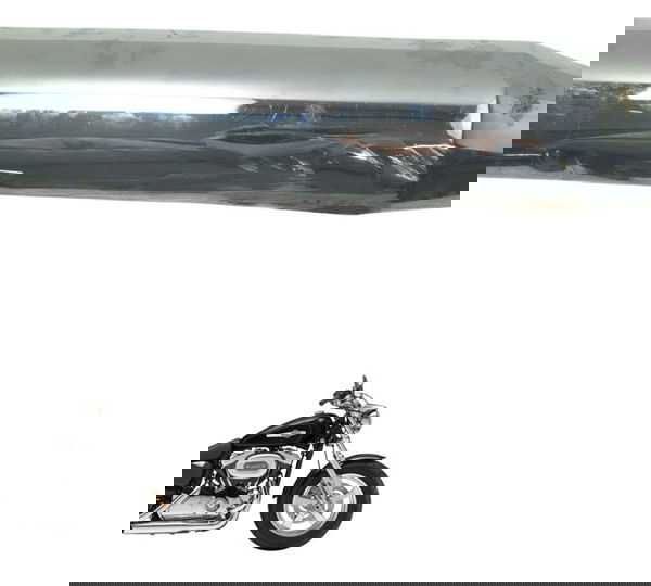 Capa Ponteira Escape C/ Detalhes Harley Xl 1200c 11-13 Orig