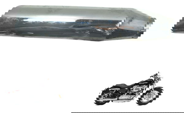 Capa Ponteira Escape C/ Detalhes Harley Xl 1200c 11-13 Orig