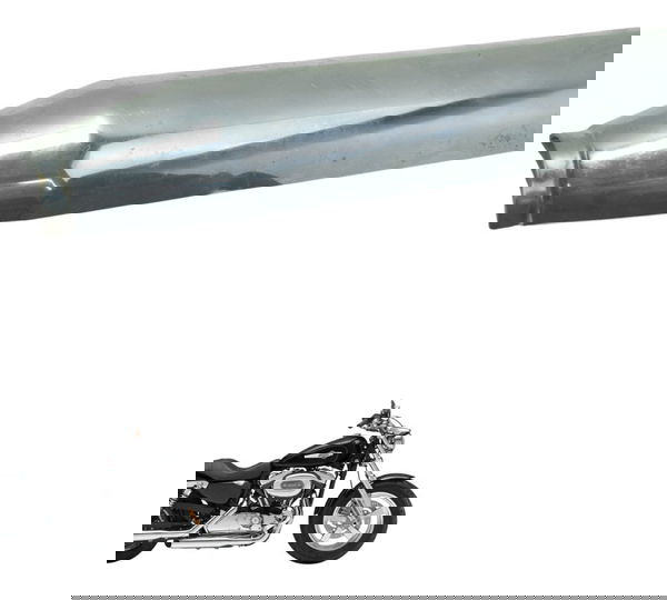 Capa Ponteira Escape C/ Detalhes Harley Xl 1200c 11-13 Orig