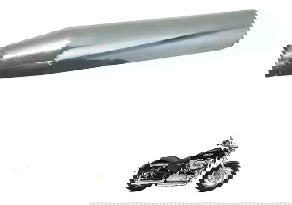 Capa Ponteira Escape C/ Detalhes Harley Xl 1200c 11-13 Orig