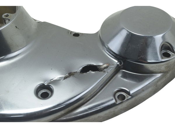 Tampa Motor Direito C/ Avaria Harley Xl 1200c 11-13 Original