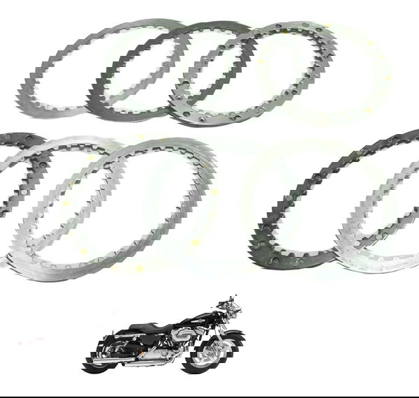 Jogo Disco Separador Harley Xl 1200c 11-13 Original