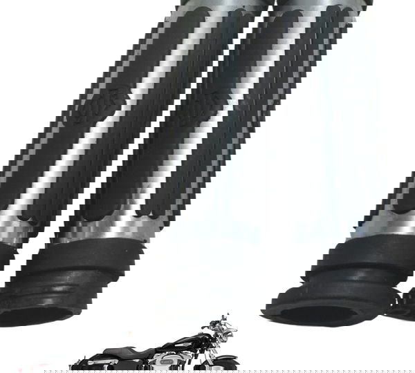Par Manoplas C/ Detalhes Harley Xl 1200c 11-13 Original