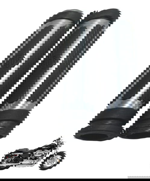 Par Manoplas C/ Detalhes Harley Xl 1200c 11-13 Original