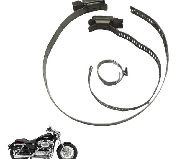 Kit Abraçadeira Diversas Harley Xl 1200c 11-13 Original