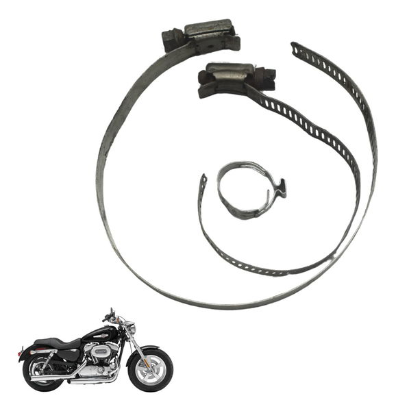 Kit Abraçadeira Diversas Harley Xl 1200c 11-13 Original