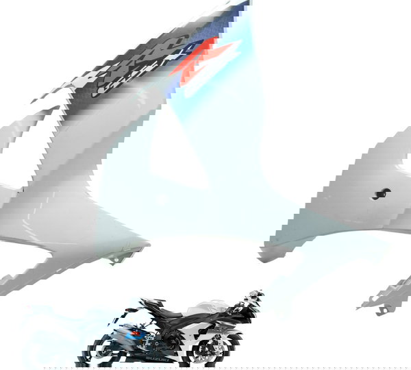 Carenagem Lateral Direita Suzuki Gsx-r Srad 1000 11-16 Origi Branco