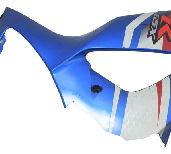 Carenagem Lat Esq C/avaria Suzuki Gsx-r Srad 1000 11-16 Orig Azul