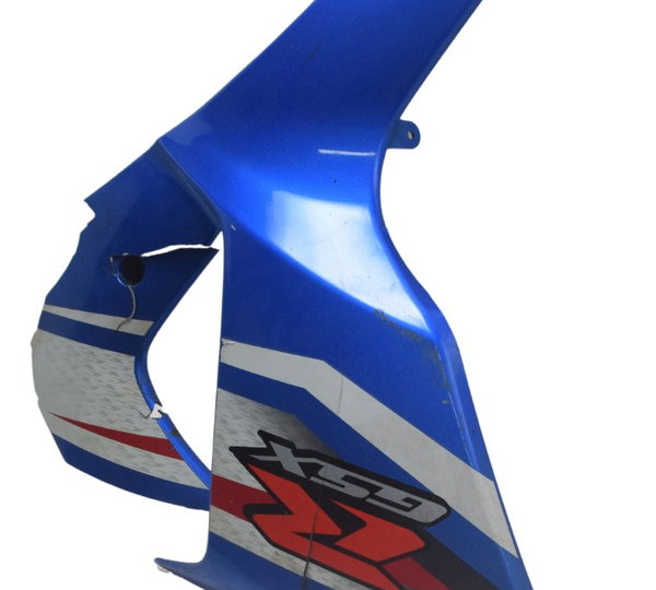 Carenagem Lat Esq C/avaria Suzuki Gsx-r Srad 1000 11-16 Orig Azul