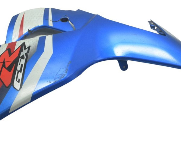 Carenagem Lat Esq C/avaria Suzuki Gsx-r Srad 1000 11-16 Orig Azul