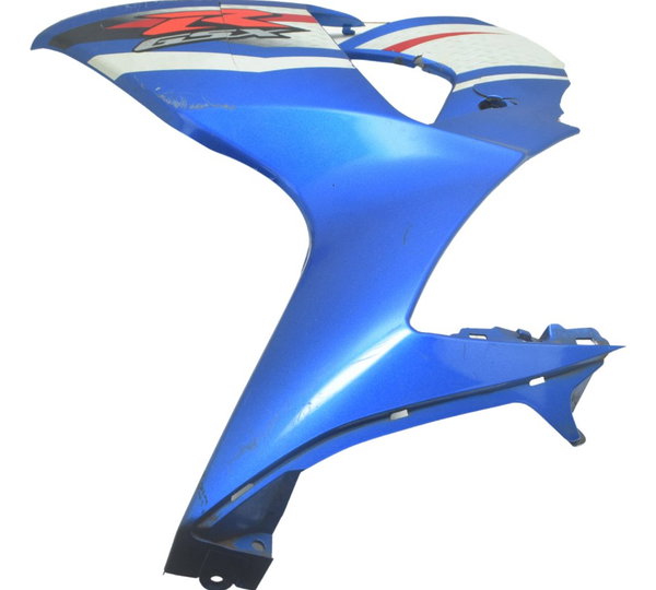 Carenagem Lat Esq C/avaria Suzuki Gsx-r Srad 1000 11-16 Orig Azul