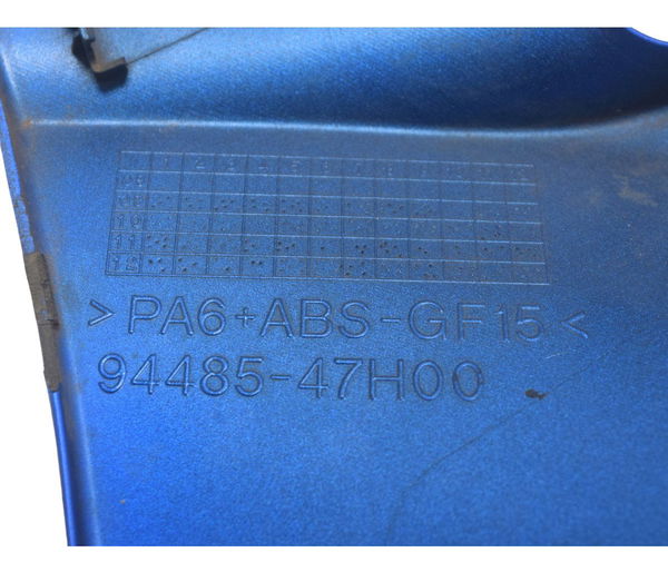 Carenagem Lat Esq C/avaria Suzuki Gsx-r Srad 1000 11-16 Orig Azul