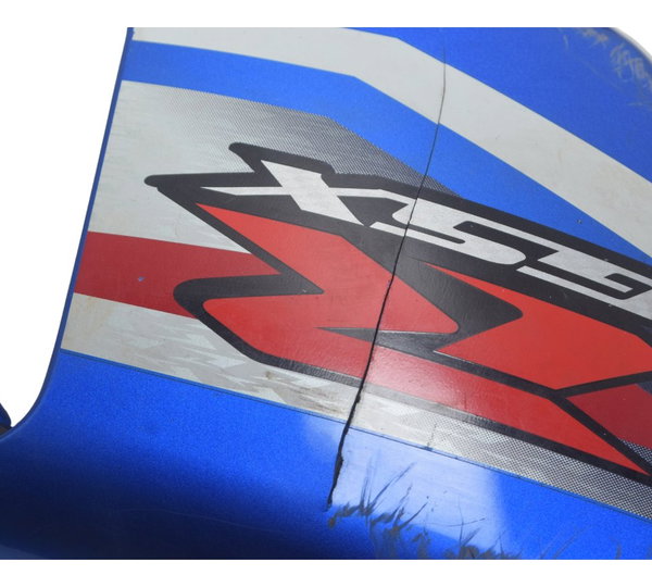 Carenagem Lat Esq C/avaria Suzuki Gsx-r Srad 1000 11-16 Orig Azul