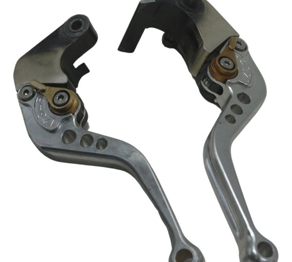 Par Manete Esportivo Suzuki Gsx-r Srad 1000 11-16 Paralelo Cinza