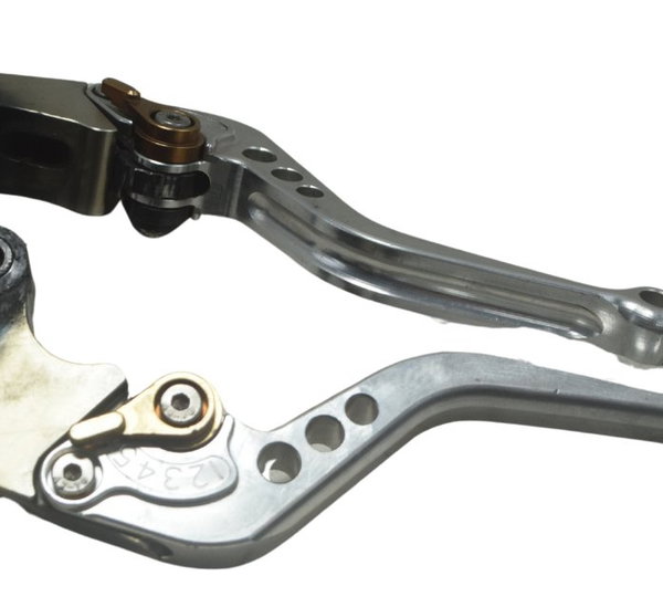 Par Manete Esportivo Suzuki Gsx-r Srad 1000 11-16 Paralelo Cinza