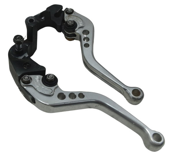 Par Manete Esportivo Suzuki Gsx-r Srad 1000 11-16 Paralelo Cinza