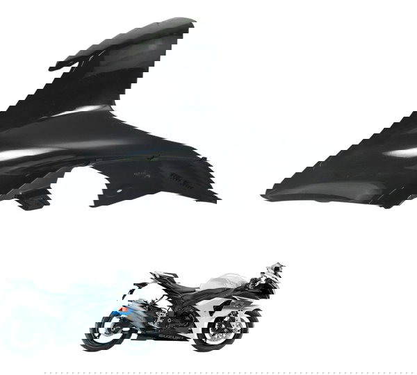 Carenagem Superior Esq C/ Detal Suzuki Gsx-r Srad 1000 11-16 Preto