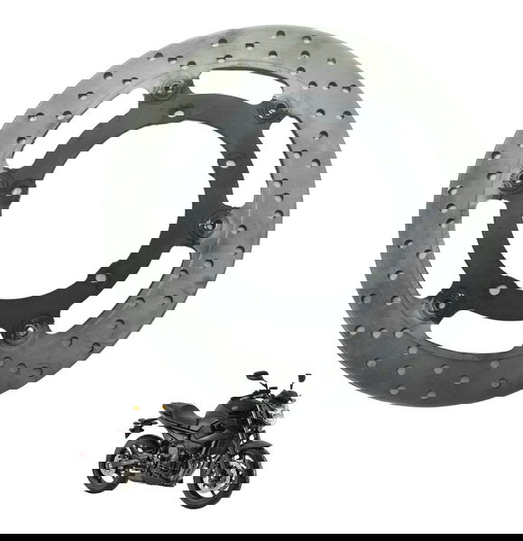 Disco Freio Dianteiro Yamaha Xj6 N 10-12 Original