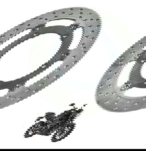 Disco Freio Dianteiro Yamaha Xj6 N 10-12 Original
