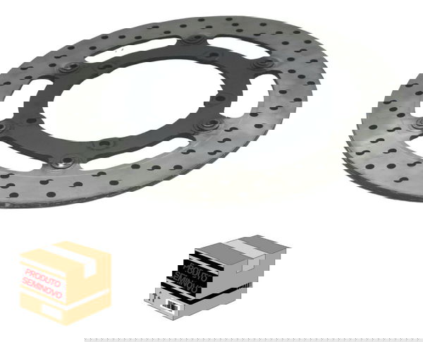 Disco Freio Dianteiro Yamaha Xj6 N 10-12 Original