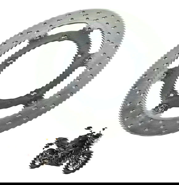 Disco Freio Dianteiro Yamaha Xj6 N 10-12 Original