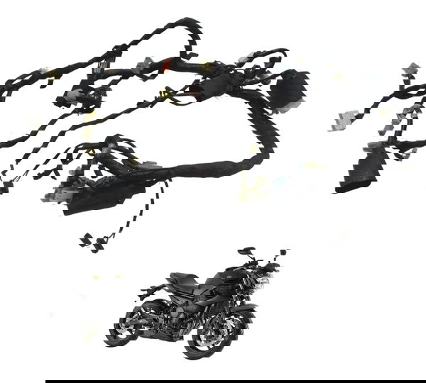 Chicote Principal C/ Avaria Yamaha Xj6 N 10-12 Original