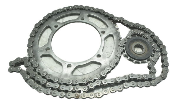 Kit Relação Riffel Yamaha Xj6 N 10-12 Prateado