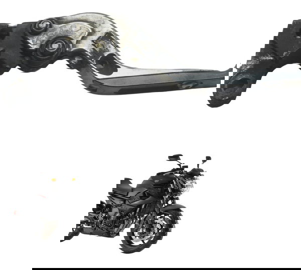 Manete Embreagem Esportivo Yamaha Xj6 N 10-12 Prateado