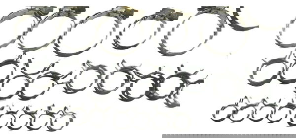 Kit Abraçadeiras Diversas Yamaha Xj6 N 10-12 Original