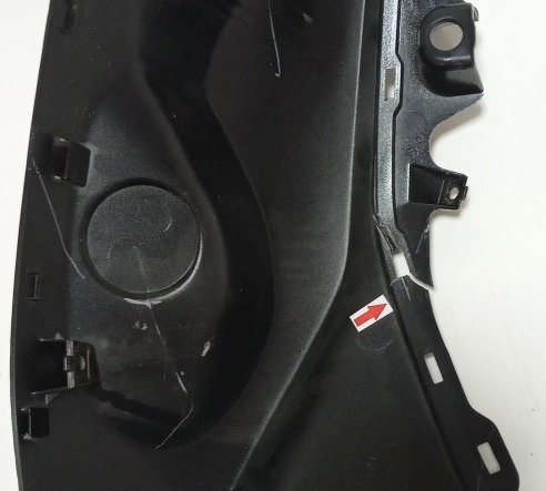 Carenagem Tanque L/esq Yamaha Fazer 250 20 Avaria (12014) Preto