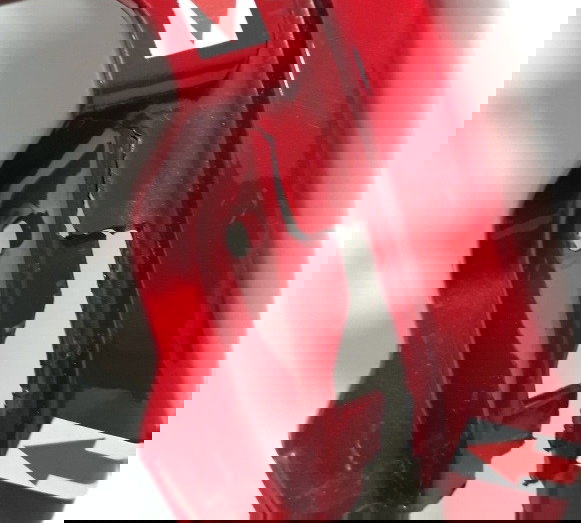 Carenagem Capa Tanque Dir Fazer 250 18/22 Orig Avaria 31710 Vermelho