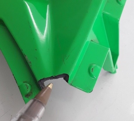 Tampa Acabamento Junção Kawasaki Ninja 300 (14499) Não Se Aplica