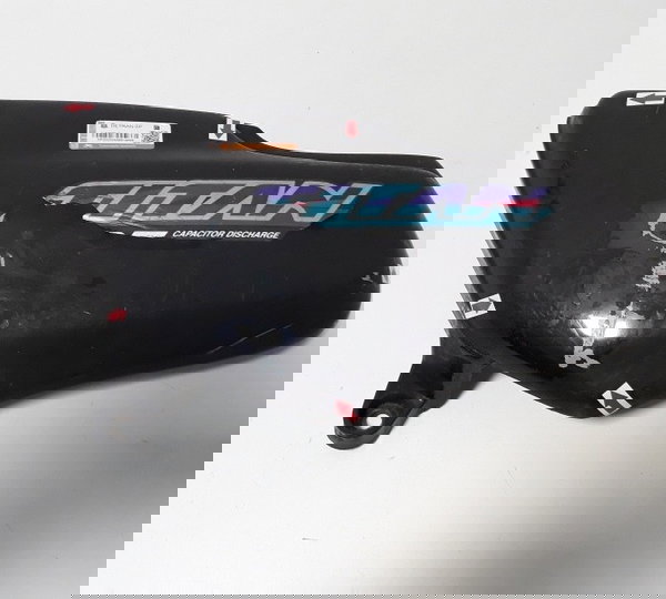 Carenagem Lateral Esq Honda Cg 125 96/99 Simila Avaria 19775 Preto