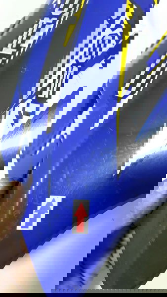 Aba Tanque Yamaha Xtz 150 Crosser L/e Orig 30451 Azul