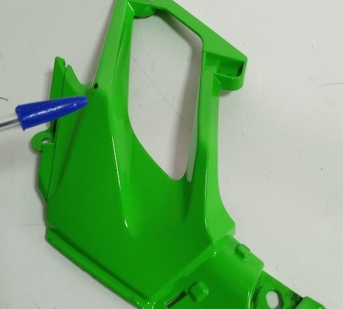 Carenagem Acabamento Lateral Dir Ninja 400 20 Avaria (10549) Verde